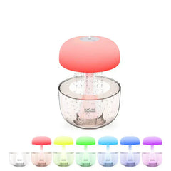 Jellyfish Raindrop Humidifier Ultrasonic Atomization Seven-color Ambience Light