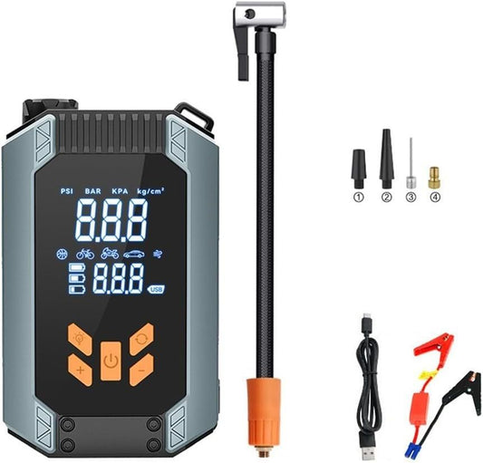 Emergency Jump Starter with free air compressor